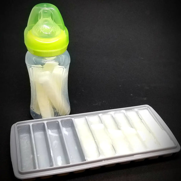 Breast milk storage trays